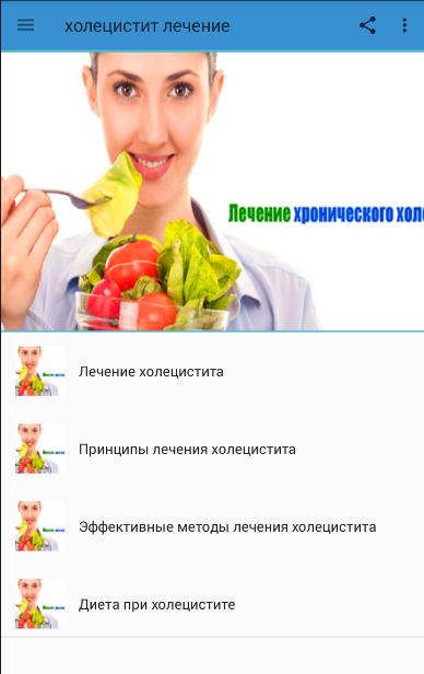 Холецистит Диета Форум