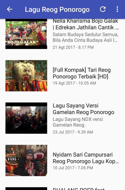 Download Musik Mp3 Reog Ponorogo
