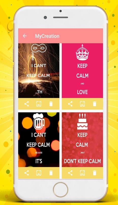 Keep Calm And Wallpaper Maker Apk Download Free Photography App