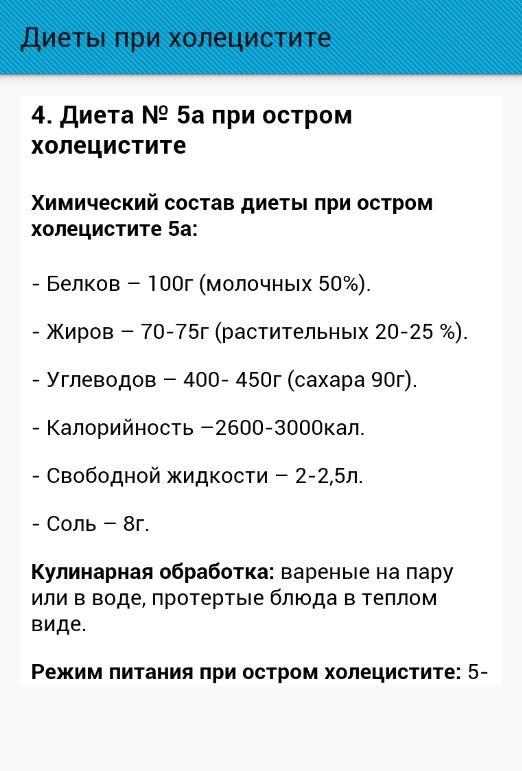 Диета При Жкб Желчного Пузыря На Неделю