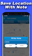 Tiny Address Saver -  Save location with note تصوير الشاشة 2