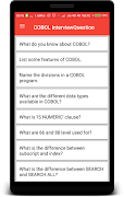 COBOL Interview Questions الملصق