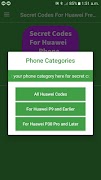 Secret Codes For Huawei Free App 2019 Master Codes स्क्रीनशॉट 1
