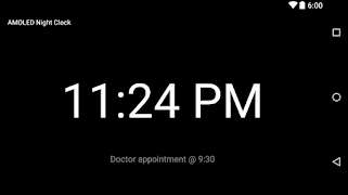 1 Schermata AMOLED Night Clock
