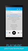 Letras para Android captura de pantalla 1