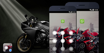 AppLock Theme - Motorcycle पोस्टर