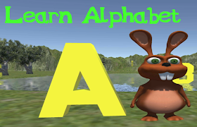 3D ABC Pelajari Alphabet poster