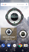 3D Luxury Silver Clock スクリーンショット 3