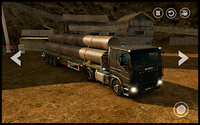 Euro Truck : Cargo Delivery Driving Simulator 3D Affiche