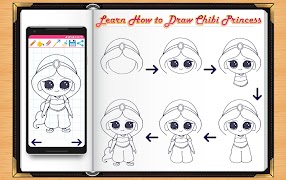 Learn How to Draw Chibi Princess スクリーンショット 3