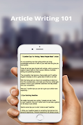 How To Write an Article ảnh chụp màn hình 3