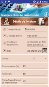 Modele bon de commande PDF capture d'écran 4