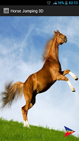Horse Jumping 3D Plakat