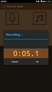 reverse audio スクリーンショット 1