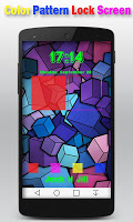 Color Block Pattern LockScreen ภาพหน้าจอ 1