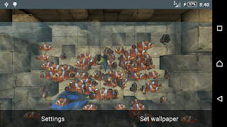 1 Schermata 3D Aquarium LWP