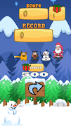 Pou  jump Christmas اسکرین شاٹ 1