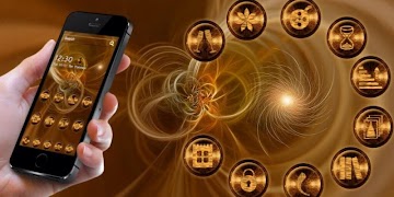 Copper Rays Modern Theme स्क्रीनशॉट 3