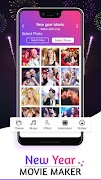 New Year Photo to Video Maker 2020 Poster