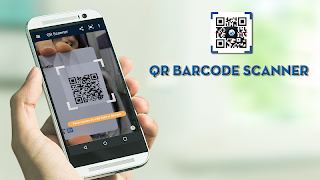 QR leitor de codigo de barras Cartaz