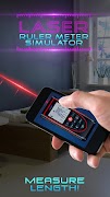 Laser Ruler Meter Simulator screenshot 1