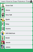 Learn How to Draw Pokemon Trainers syot layar 1