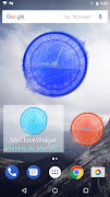 3D Frozen Clock Widget 截图 4