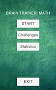 Brain trainer: math poster
