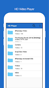 HD Video Player اسکرین شاٹ 2