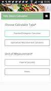 Macro Calculator 스크린샷 2