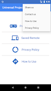 Universal Projector Remote Control Screenshot 1