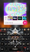 Cool Iron Wolf Keyboard Theme ảnh chụp màn hình 4