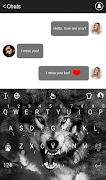Wild Wolf Keyboard Theme Screenshot 1