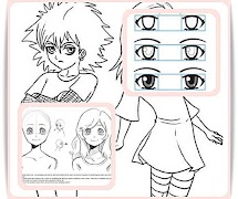 برنامه‌نما Anime Drawing Tutorial - Easy Steps عکس از صفحه