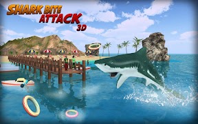 Shark Bite Attack 3D-Shark Games ảnh chụp màn hình 3