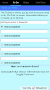 Remember (Free Version) screenshot 1