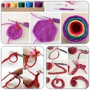 tutoriais práticos crochet Cartaz