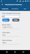 Binary, Decimal, Hex & Octal Numbers Conversion スクリーンショット 7