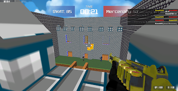 Combat Pixel Arena 3D Multiplayer Affiche