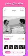 برنامه‌نما Photo animated effects theme romantic عکس از صفحه