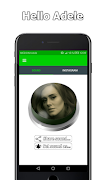 Hello Adele Button Plakat