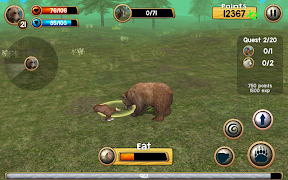 Wild Bear Simulator 3D captura de pantalla 4