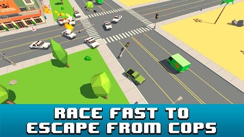 Pixel Smashy Car Race 3D screenshot 1