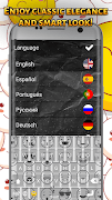 Emoji Keyboard: Black & White Theme screenshot 3