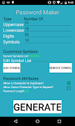 Custom Password Maker screenshot 1