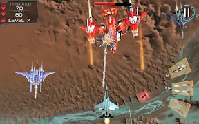 Sky Force Strikers – Top Down Shooter Airplanes ภาพหน้าจอ 1