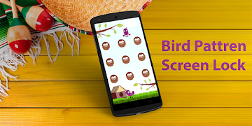 Bird Pattern Screen Lock 스크린샷 1