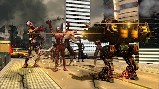 Robots vs Zombies : Rescue Human from Zombies اسکرین شاٹ 1