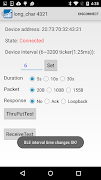 BLE Throughput ภาพหน้าจอ 1