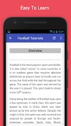 برنامه‌نما Tutorials for Football Offline عکس از صفحه